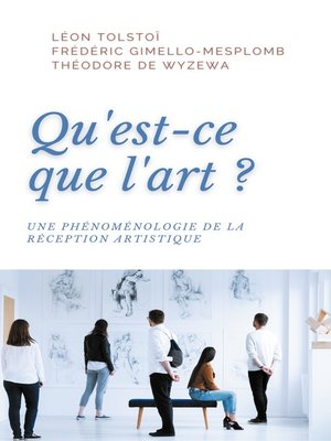 cover image of Qu'est-ce que l'art?